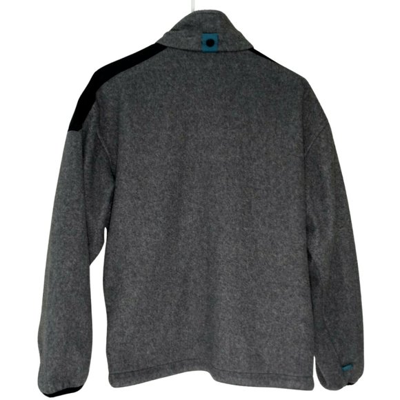 Mobius Vintage Women's Zip-Up Long Sleeve jacket Gray Black Green Size 6 (M) - Picture 2 of 12